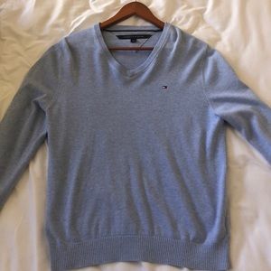 Tommy Hilfiger Sky Blue Vneck Sweater
